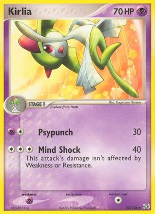 Kirlia/106 - Emerald Reverse Holofoil