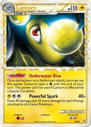 Lanturn (Prime) 86/95 - Unleashed Holofoil