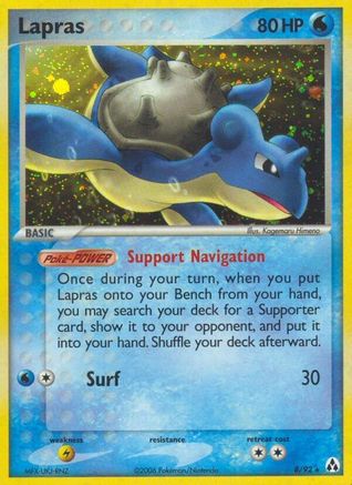 Lapras 8/92 - Legend Maker Reverse Holofoil