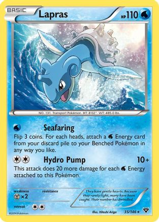 Lapras 35/146 - XY Base Set Holofoil