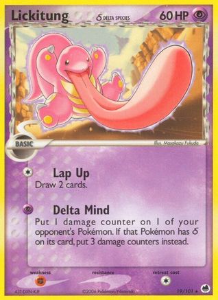 Lickitung (Delta Species) 19/101 - Dragon Frontiers