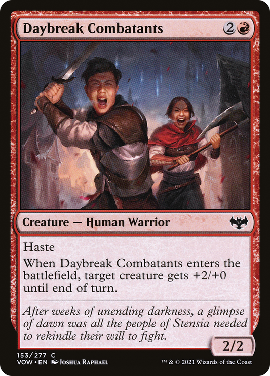 Daybreak Combatants (VOW-153) - Innistrad: Crimson Vow Foil