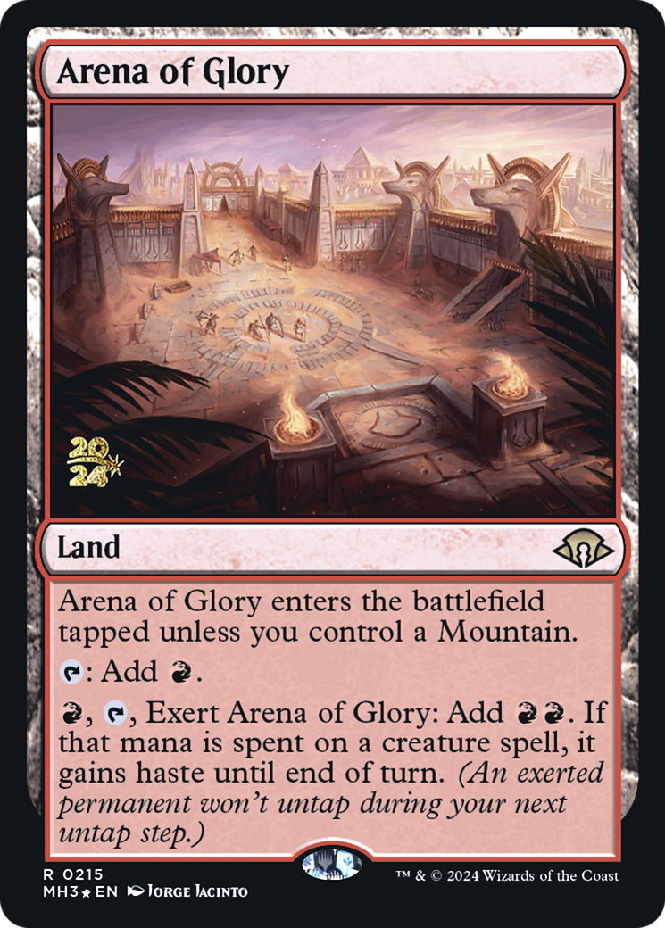 Arena of Glory (PMH3-215S) - Modern Horizons 3 Promos Foil