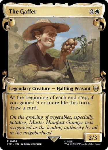 The Gaffer (Showcase Scrolls) (LTC-414) - Tales of Middle-earth Commander: (Showcase) Foil