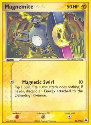 Magnemite 59/92 - Legend Maker Reverse Holofoil