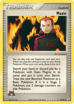 Maxie 73/95 - Team Magma vs Team Aqua Reverse Holofoil