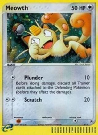 Meowth - 013 (EX Series Collector's Tin) 13/40 - Nintendo Promos Holofoil