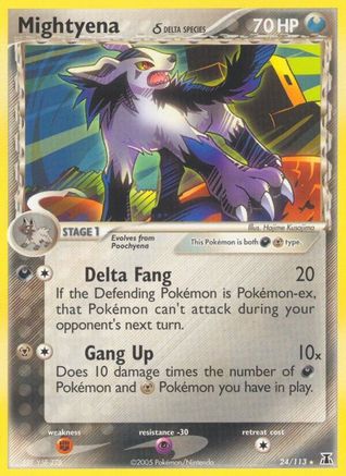 Mightyena (Delta Species) 24/113 - Delta Species