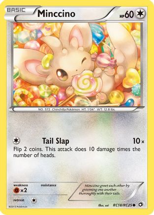 Minccino RC18/113 - Legendary Treasures Radiant Collection Holofoil