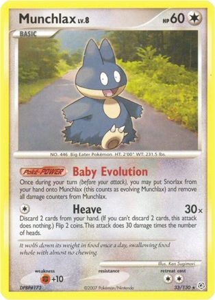 Munchlax 33/130 - Diamond and Pearl