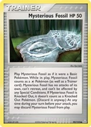 Mysterious Fossil 92/110 - Holon Phantoms Reverse Holofoil