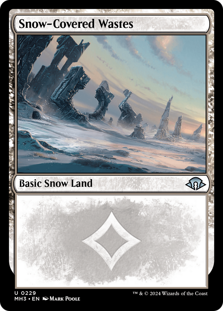 Snow-Covered Wastes (MH3-229) - Modern Horizons 3: (snow)