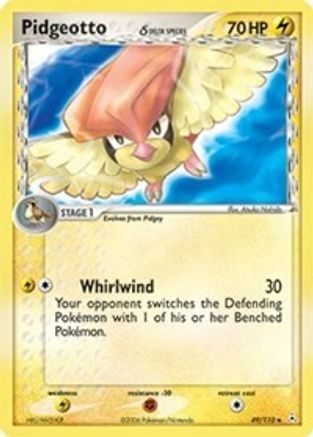 Pidgeotto δ 49/110 - Holon Phantoms Reverse Holofoil