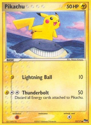 Pikachu 12/17 - POP Series 5 Holofoil