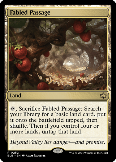 Fabled Passage (BLB-252) - Bloomburrow