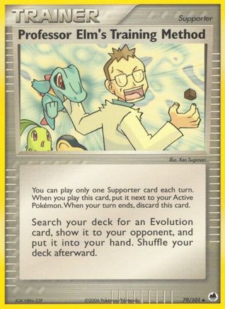 Professor Elm's Training Method 79/101 - Dragon Frontiers Reverse Holofoil