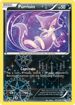 Purrloin RC13/113 - Legendary Treasures Radiant Collection Holofoil