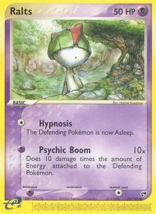 Ralts/100 - Sandstorm Reverse Holofoil