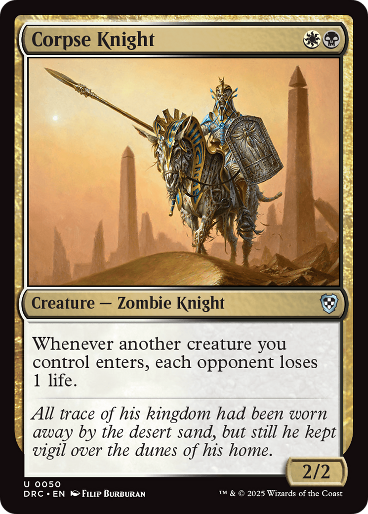 Corpse Knight (DRC-050) - Aetherdrift Commander