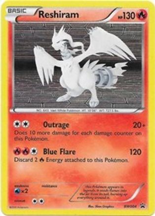 Reshiram - BW004 BW004/101 - Black and White Promos Holofoil