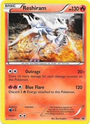 Reshiram - BW23 BW23/101 - Black and White Promos Holofoil