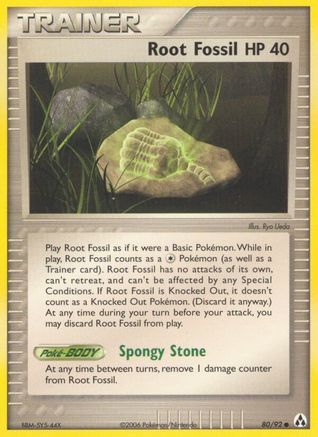 Root Fossil 80/92 - Legend Maker Reverse Holofoil