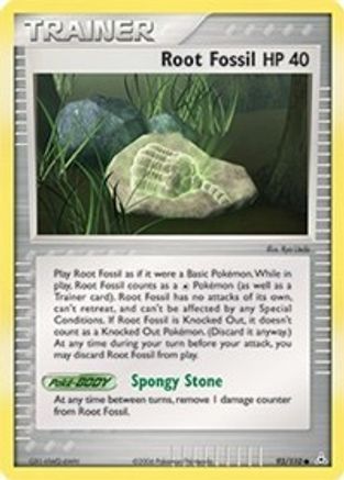 Root Fossil 93/110 - Holon Phantoms Reverse Holofoil