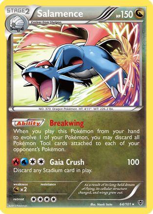 Salamence 64/101 - Plasma Blast