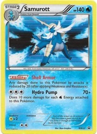 Samurott - BW22 BW22/101 - Black and White Promos Holofoil