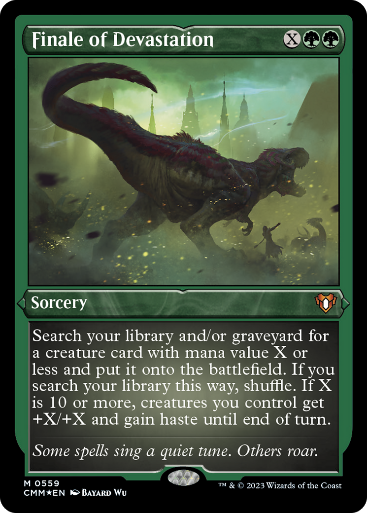 Finale of Devastation (CMM-559) - Commander Masters Etched Foil