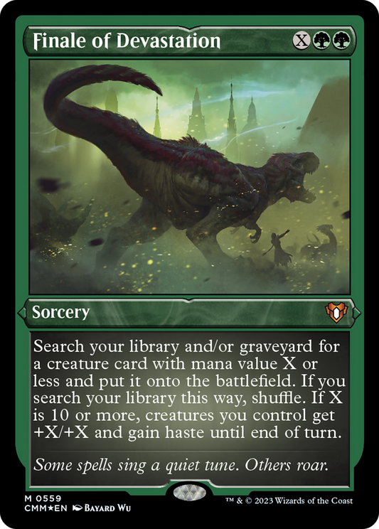 Finale of Devastation (CMM-559) - Commander Masters Etched Foil