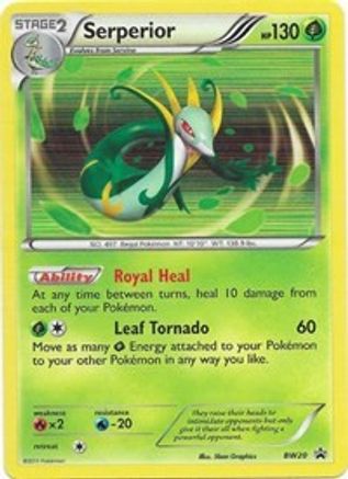 Serperior - BW20 BW20/101 - Black and White Promos Holofoil