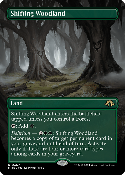 Shifting Woodland (MH3-357) - Modern Horizons 3 (Borderless) Foil