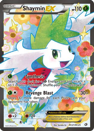 Shaymin-EX RC21/113 - Legendary Treasures Holofoil