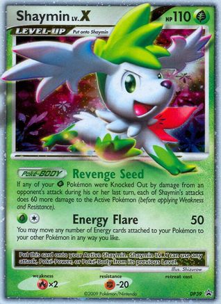 Shaymin LV.X - DP39 DP39/56 - Diamond and Pearl Promos Holofoil