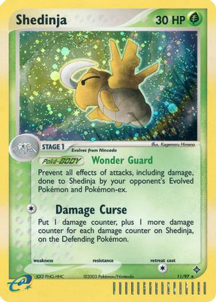 Shedinja 11/97 - Dragon Holofoil