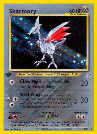 Skarmory Neo Genesis Foil (1st Ed)