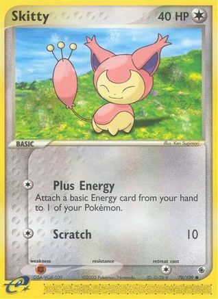 Skitty - 70/109 70/109 - Ruby and Sapphire