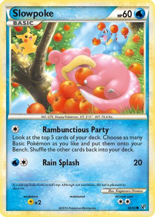 Slowpoke 66/90 - Undaunted Reverse Holofoil