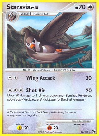 Staravia/100 - Stormfront Reverse Holofoil