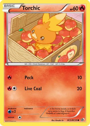 Torchic RC5/113 - Legendary Treasures Radiant Collection Holofoil