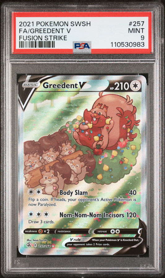 Greedent V Alternate Art PSA 9