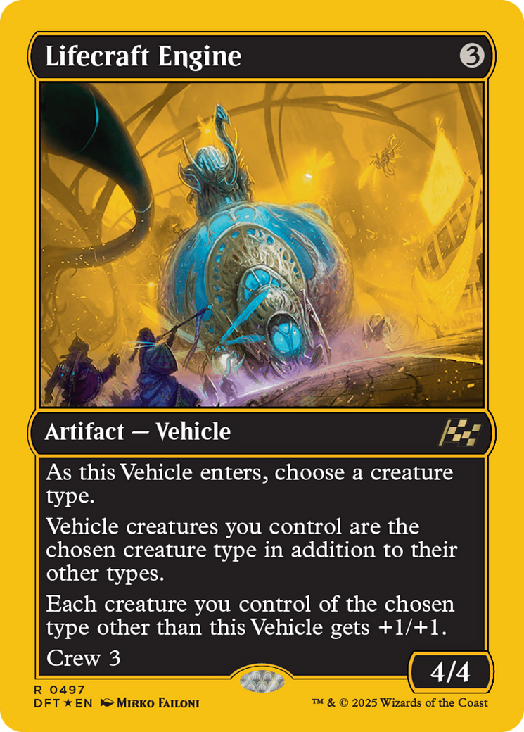 Lifecraft Engine (First-Place Foil) (DFT-497) - Aetherdrift Foil