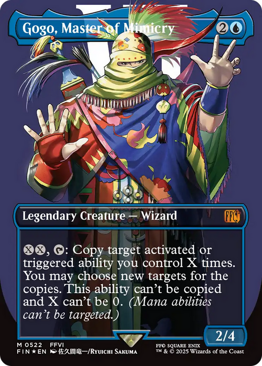 Gogo, Master of Mimicry (FIN-522) - FINAL FANTASY (Borderless) Foil