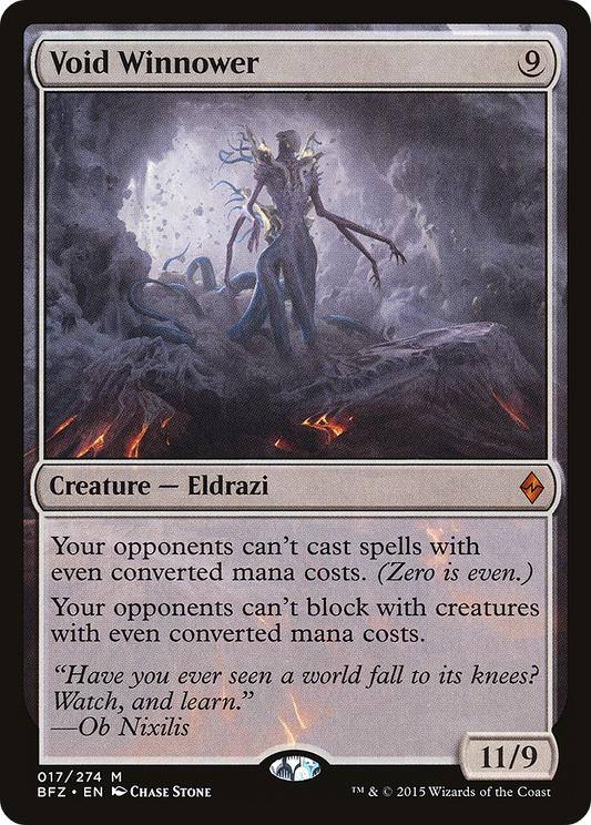 Void Winnower (BFZ-017) - Battle for Zendikar Foil