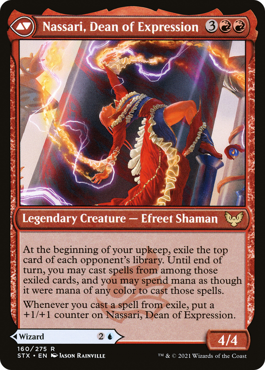 Uvilda, Dean of Perfection // Nassari, Dean of Expression (STX-160) - Strixhaven: School of Mages