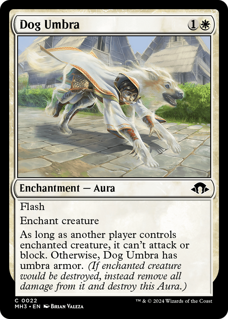 Dog Umbra (MH3-022) - Modern Horizons 3 Foil