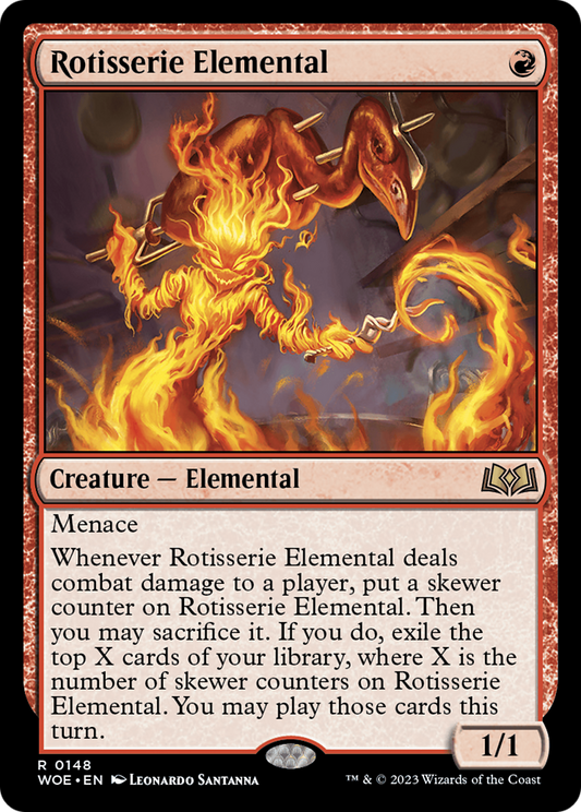 Rotisserie Elemental (WOE-148) - Wilds of Eldraine