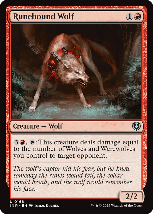 Runebound Wolf (-168) - Innistrad Remastered Foil