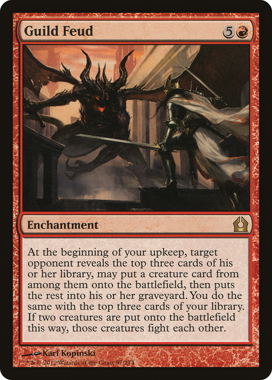 Guild Feud (RTR-097) - Return to Ravnica Foil